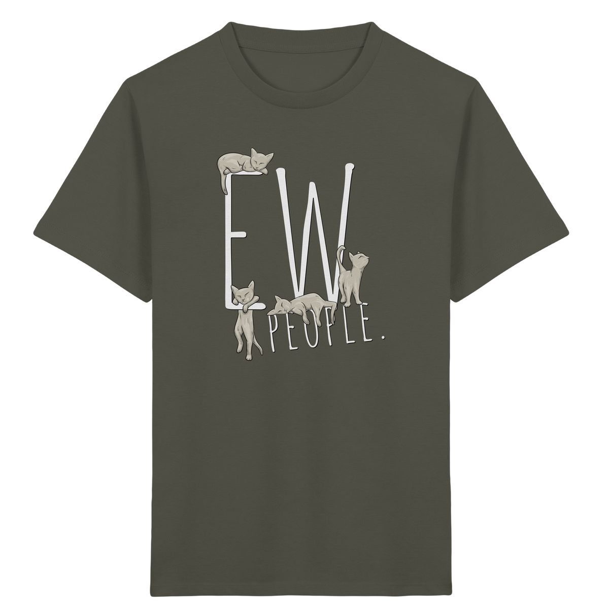 Ew, People. Sarkastische Katzen - Kids Organic Shirt