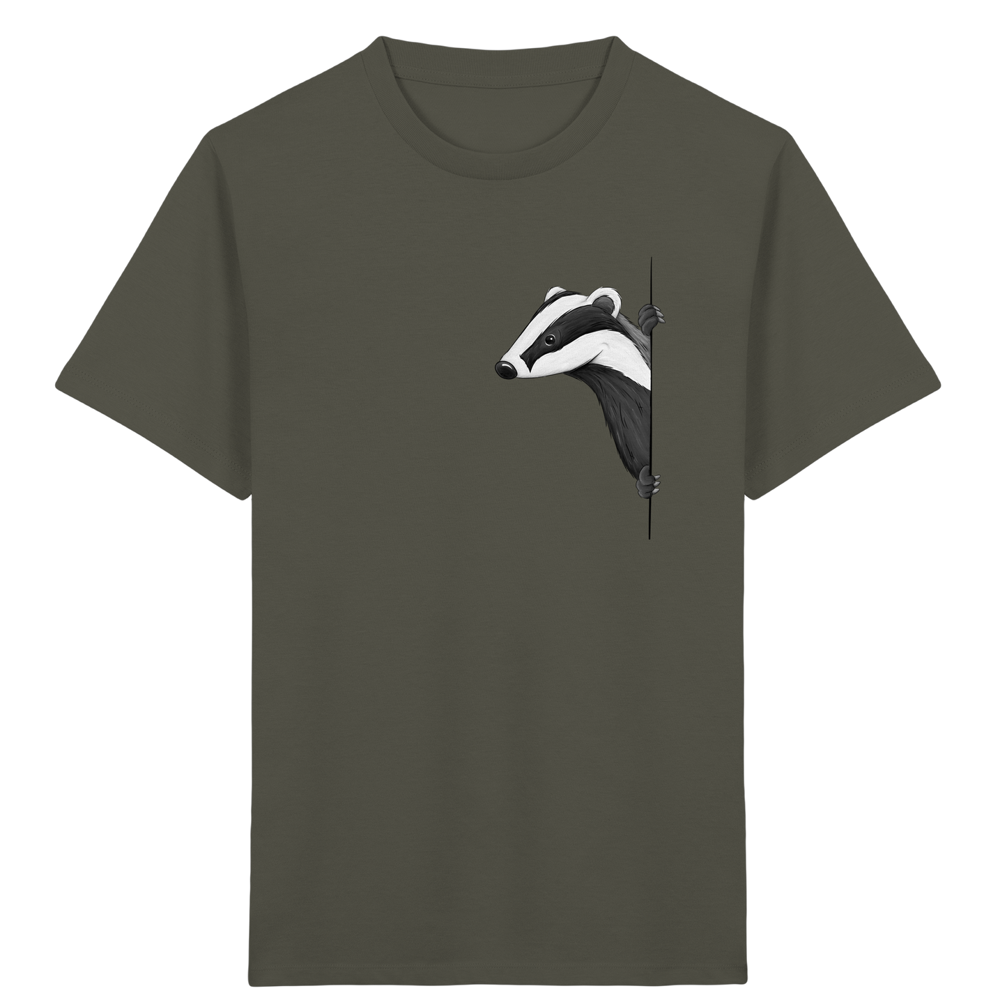 Lässiger Dachs Meister Grimbart - Kids Organic Shirt