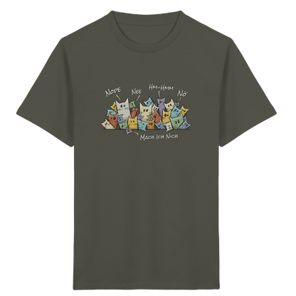 Nope, Nee, Nö Katzen - Kids Organic Shirt