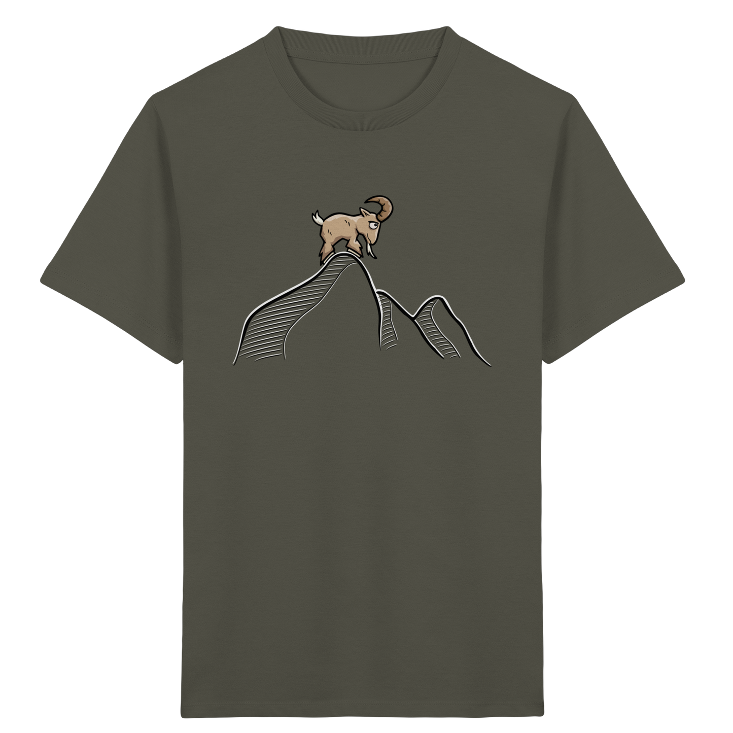 Ziegenbock in den Bergen - Kids Organic Shirt