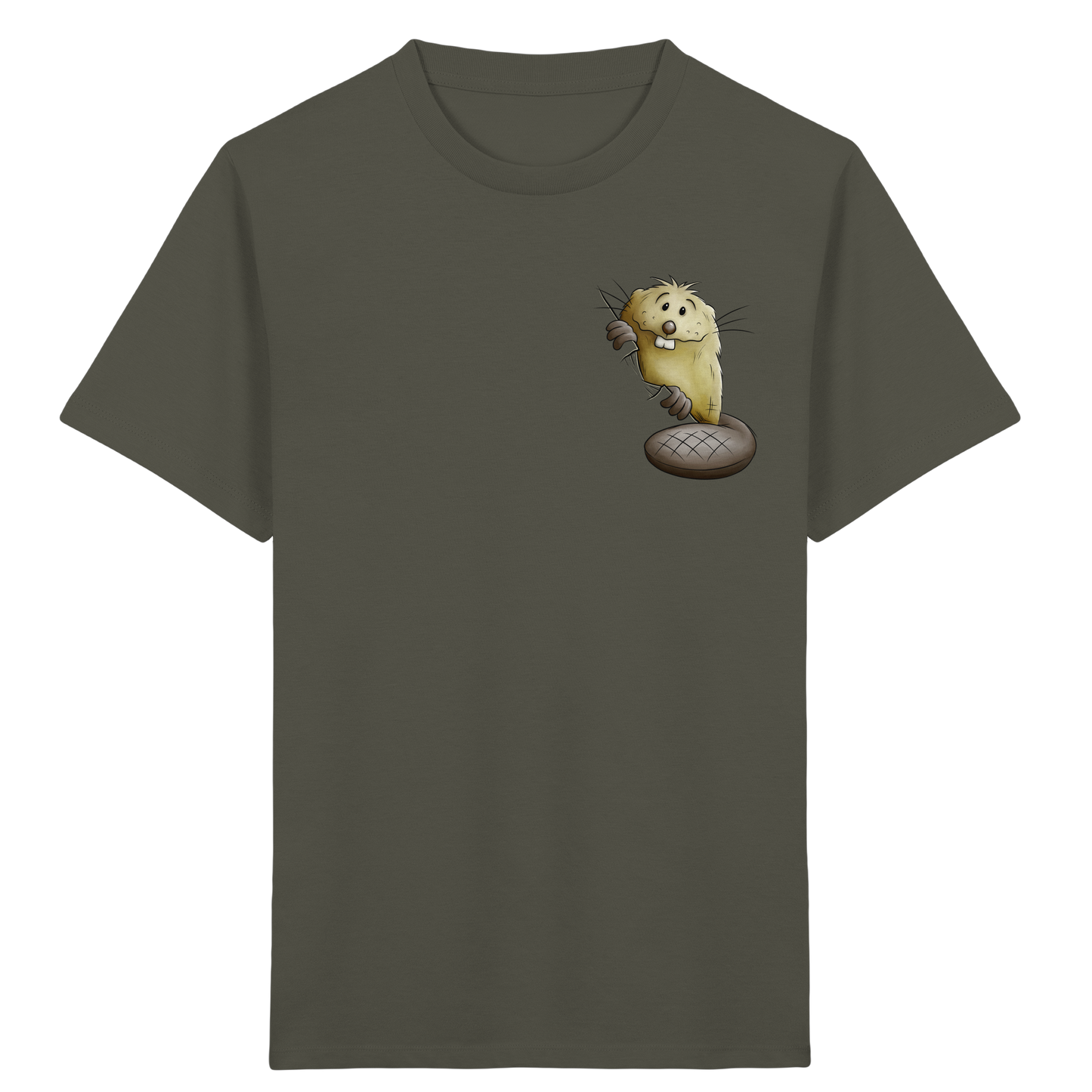 Lustiger frecher Biber - Kids Organic Shirt
