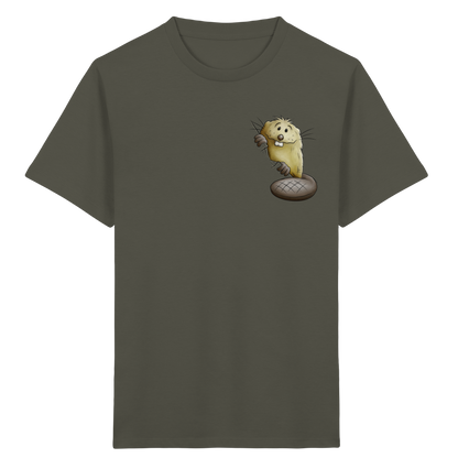 Lustiger frecher Biber - Kids Organic Shirt