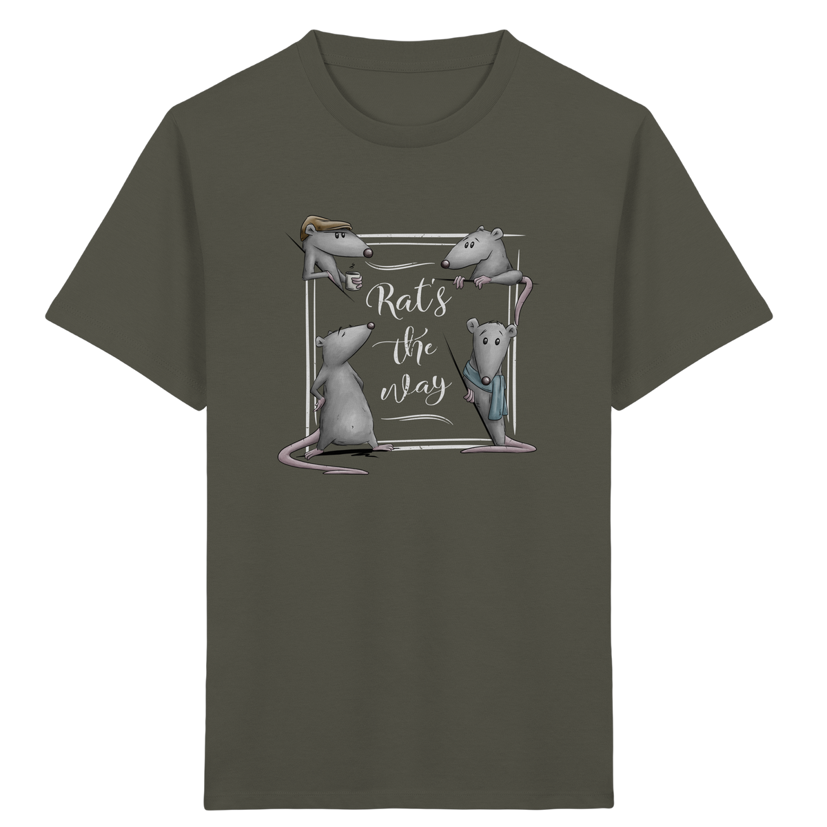 Rat’s The Way Kaffeehaus Ratten - Kids Organic Shirt