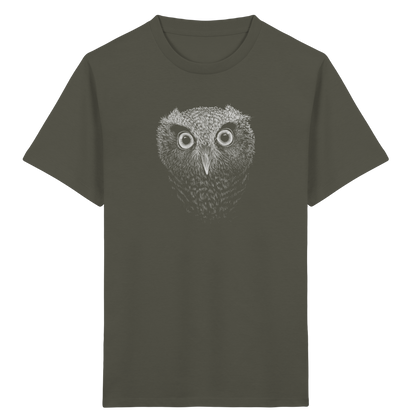 Eule Kritzelkunst Illustration - Kids Organic Shirt
