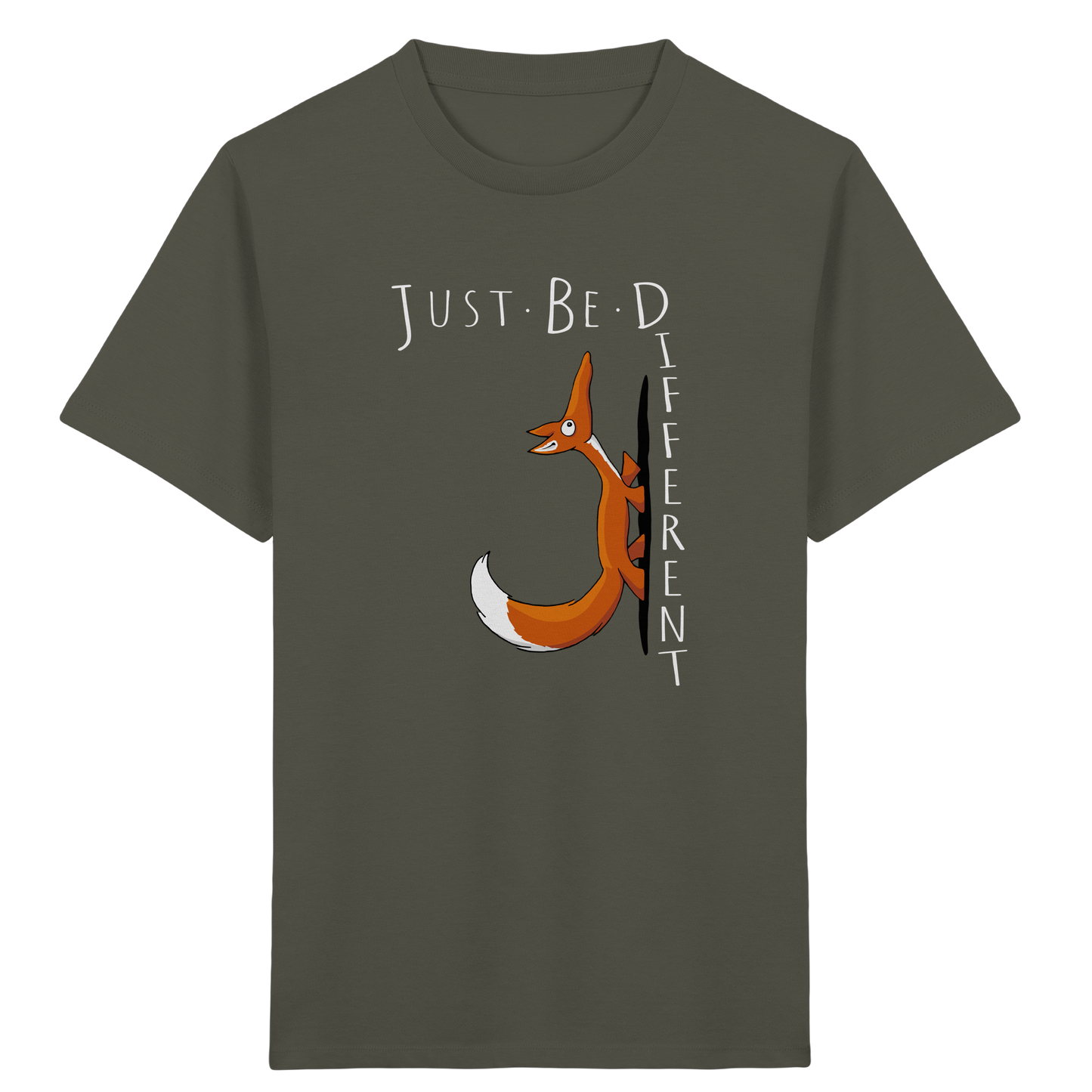Just Be Different | Sei Anders, kleiner Fuchs - Kids Organic Shirt