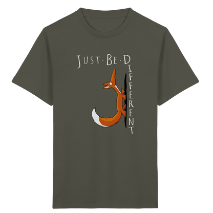 Just Be Different | Sei Anders, kleiner Fuchs - Kids Organic Shirt