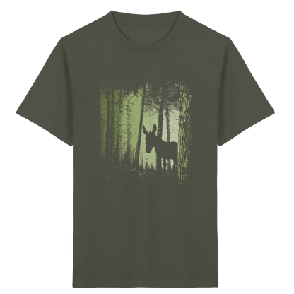 Esel im Zwielicht-Wald - Kids Organic Shirt