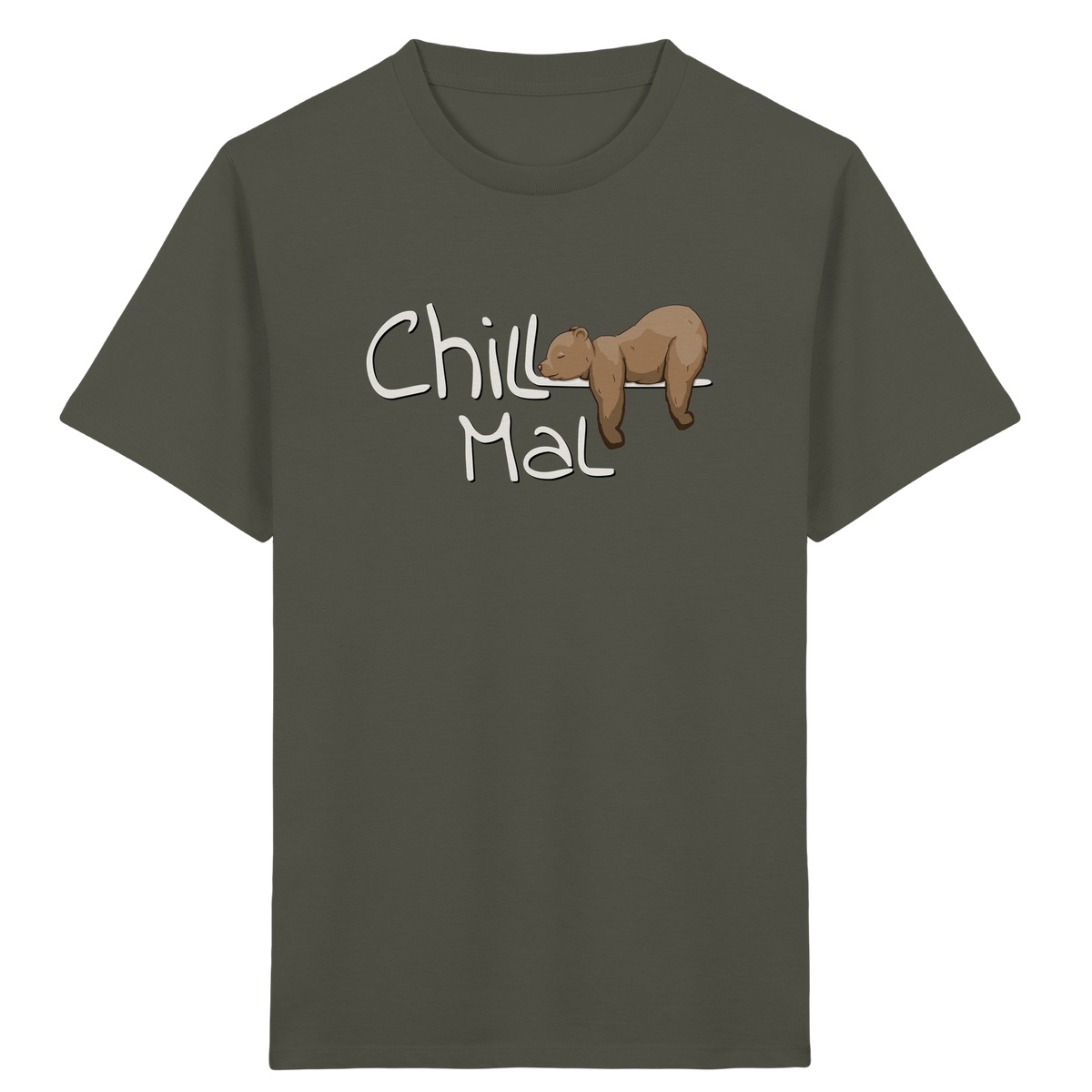 Chill Mal schläfriger Braunbär - Kids Organic Shirt