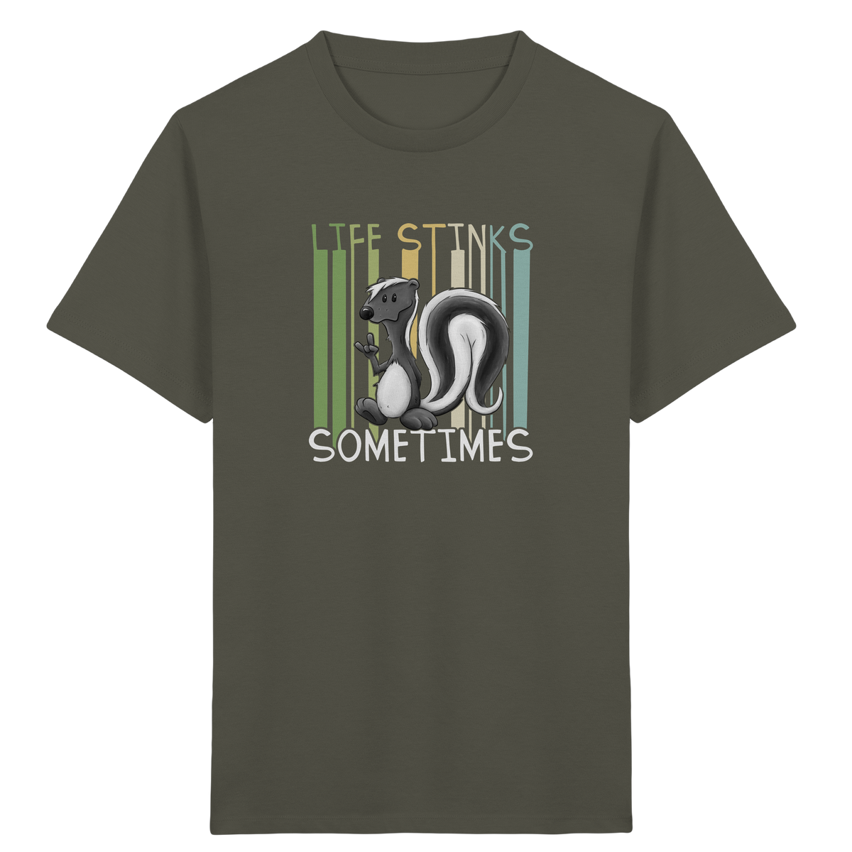 Life Stinks Sometimes Stinktier Weisheit - Kids Organic Shirt