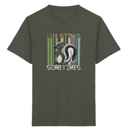 Life Stinks Sometimes Stinktier Weisheit - Kids Organic Shirt