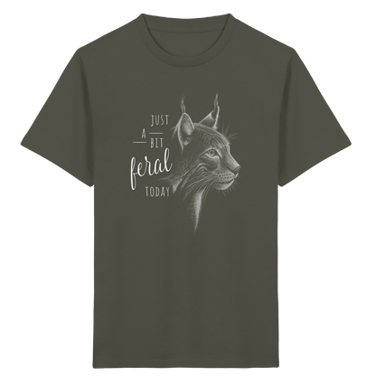 Just A Bit Feral Today! Wildkatze - Kids Organic Shirt