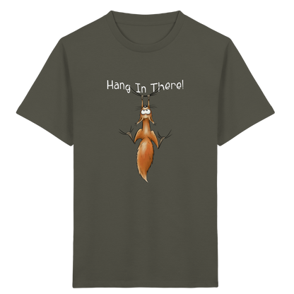 Hang In There | Lässiges Eichhörnchen - Kids Organic Shirt