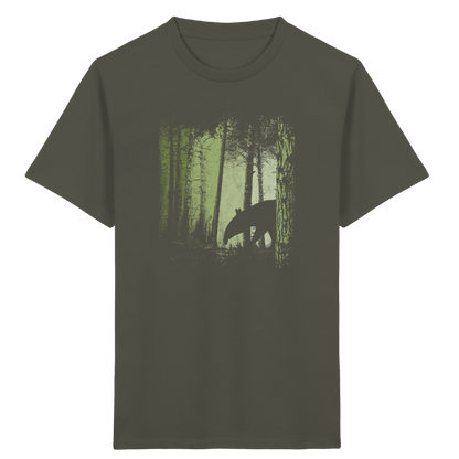 Lässiger Tapir im Zwielicht Wald - Kids Organic Shirt