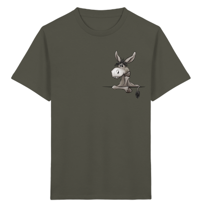 Lustiger lässiger Esel - Kids Organic Shirt
