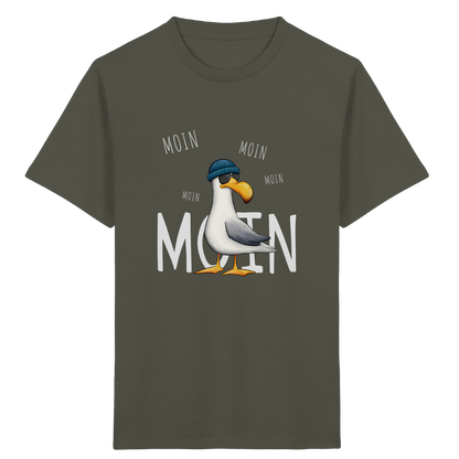 Moin Moin Lässige Hipster Möwe  - Kids Organic Shirt