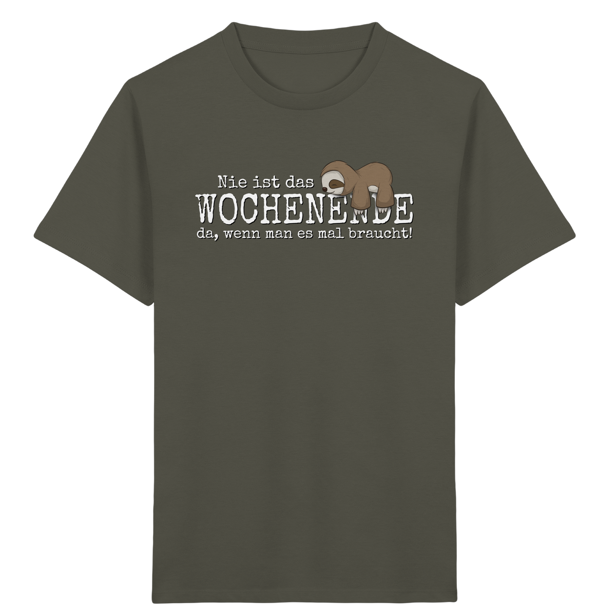 Kawaii Faultier Wochenende - Kids Organic Shirt