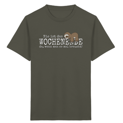 Kawaii Faultier Wochenende - Kids Organic Shirt
