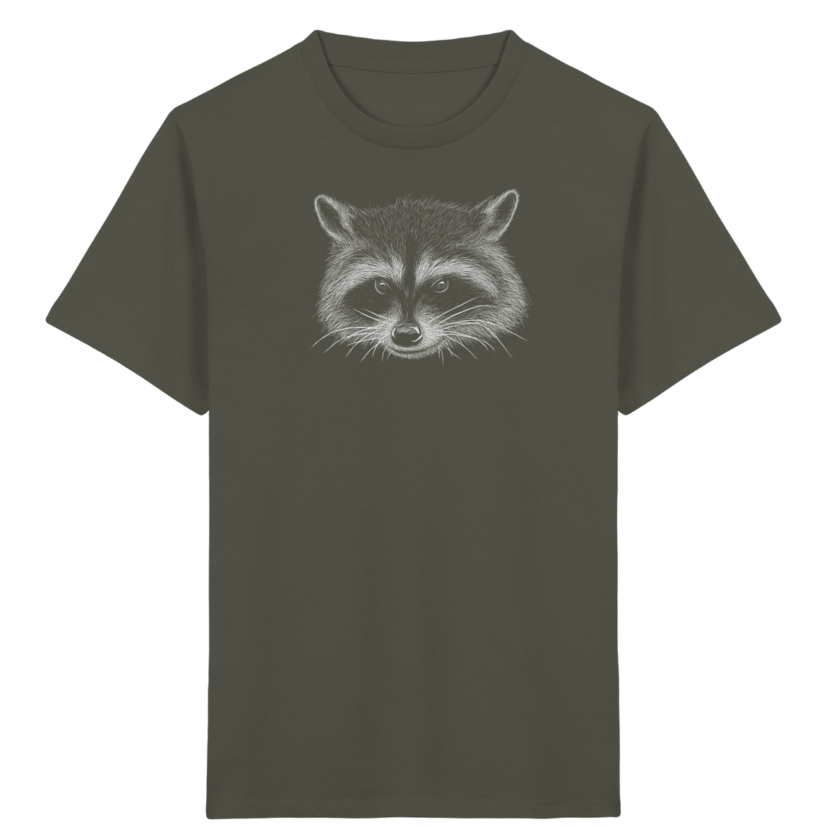 Waschbär Illustration Kritzelkunst - Kids Organic Shirt