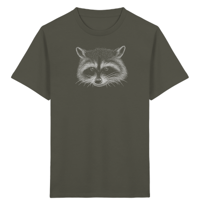 Waschbär Illustration Kritzelkunst - Kids Organic Shirt