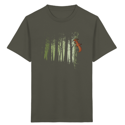 Eichhörnchen im Zwielicht-Wald - Kids Organic Shirt