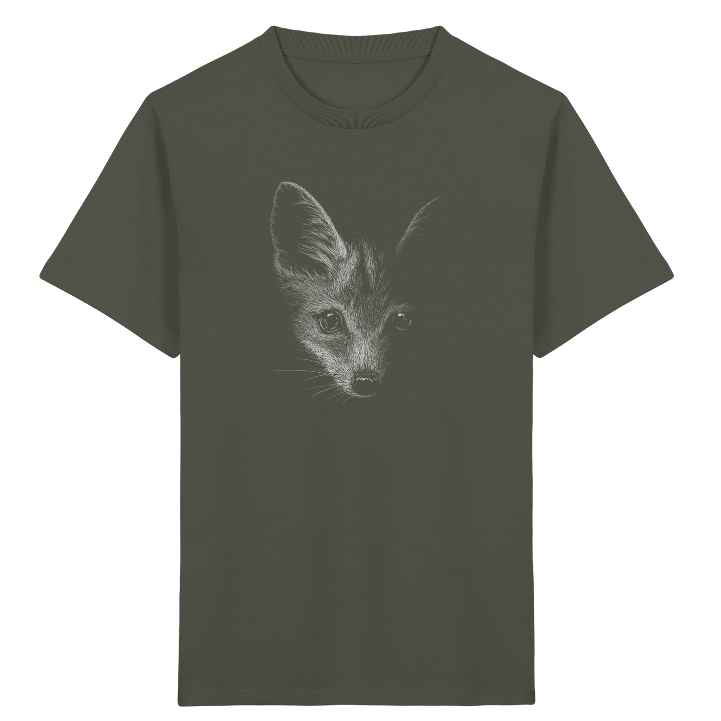 Fuchs Kritzelkunst Illustration - Kids Organic Shirt