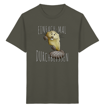 Einfach mal Durchbeissen Biber - Kids Organic Shirt