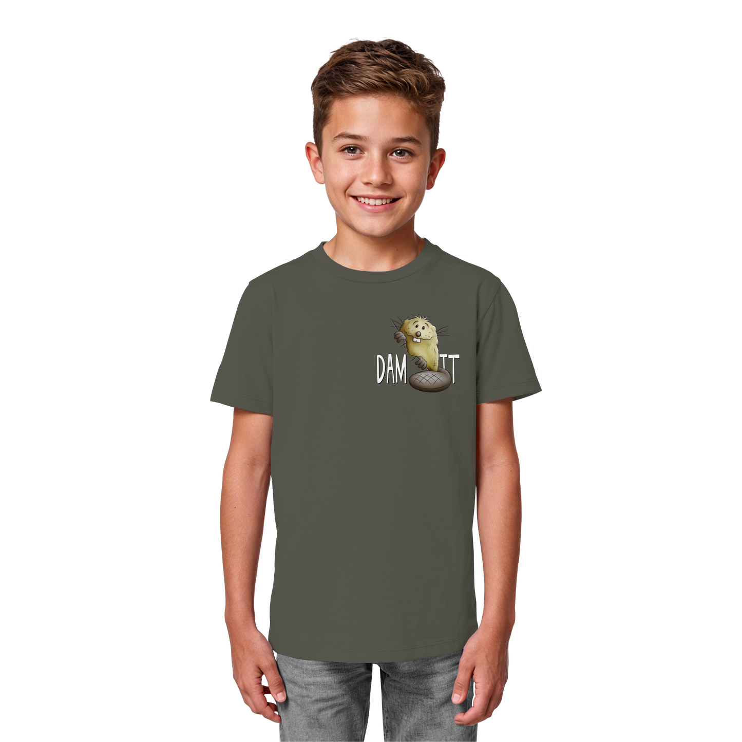 Dam It Verdammt Lustiger Biber - Kids Organic Shirt