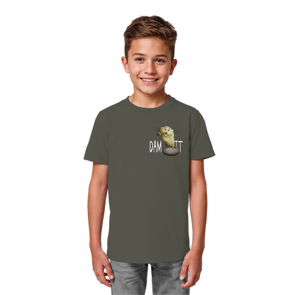 Dam It Verdammt Lustiger Biber - Kids Organic Shirt