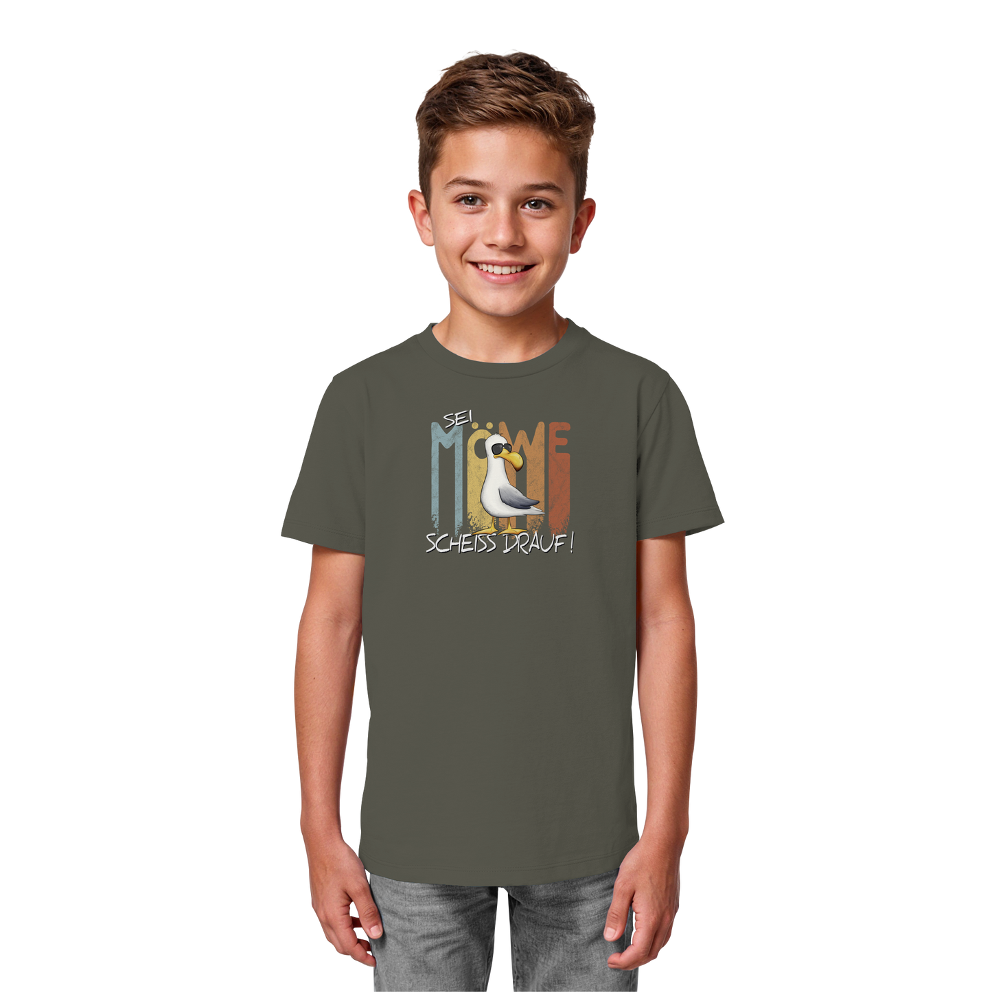Sei Möwe Scheiß Drauf  - Kids Organic Shirt