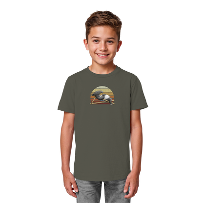 Lässiger Retro Sundown Tapir - Kids Organic Shirt