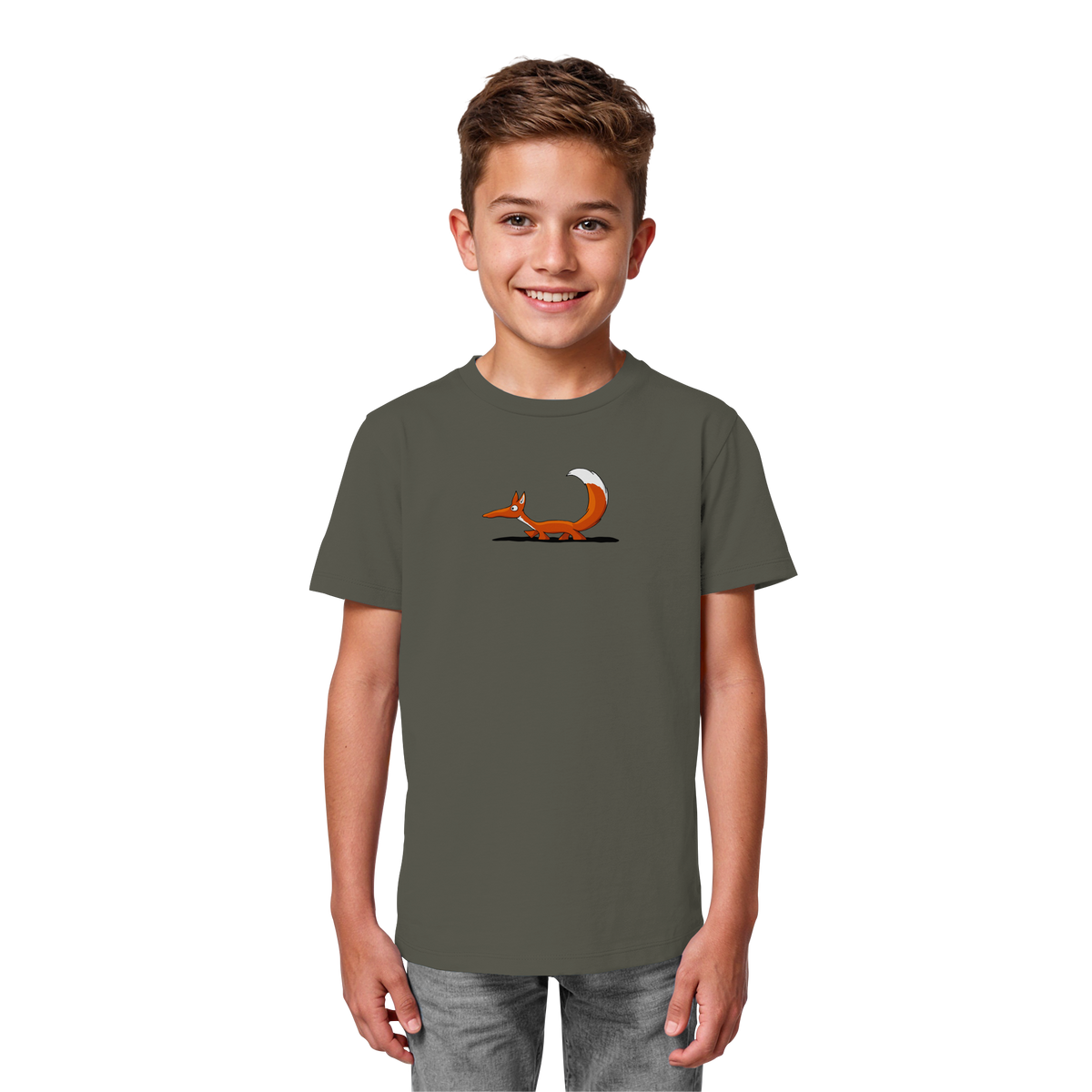 Lässiger cooler Fuchs | Mr. Fox, der Schleicher - Kids Organic Shirt