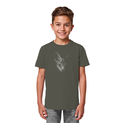 Fuchs Kritzelkunst Illustration - Kids Organic Shirt
