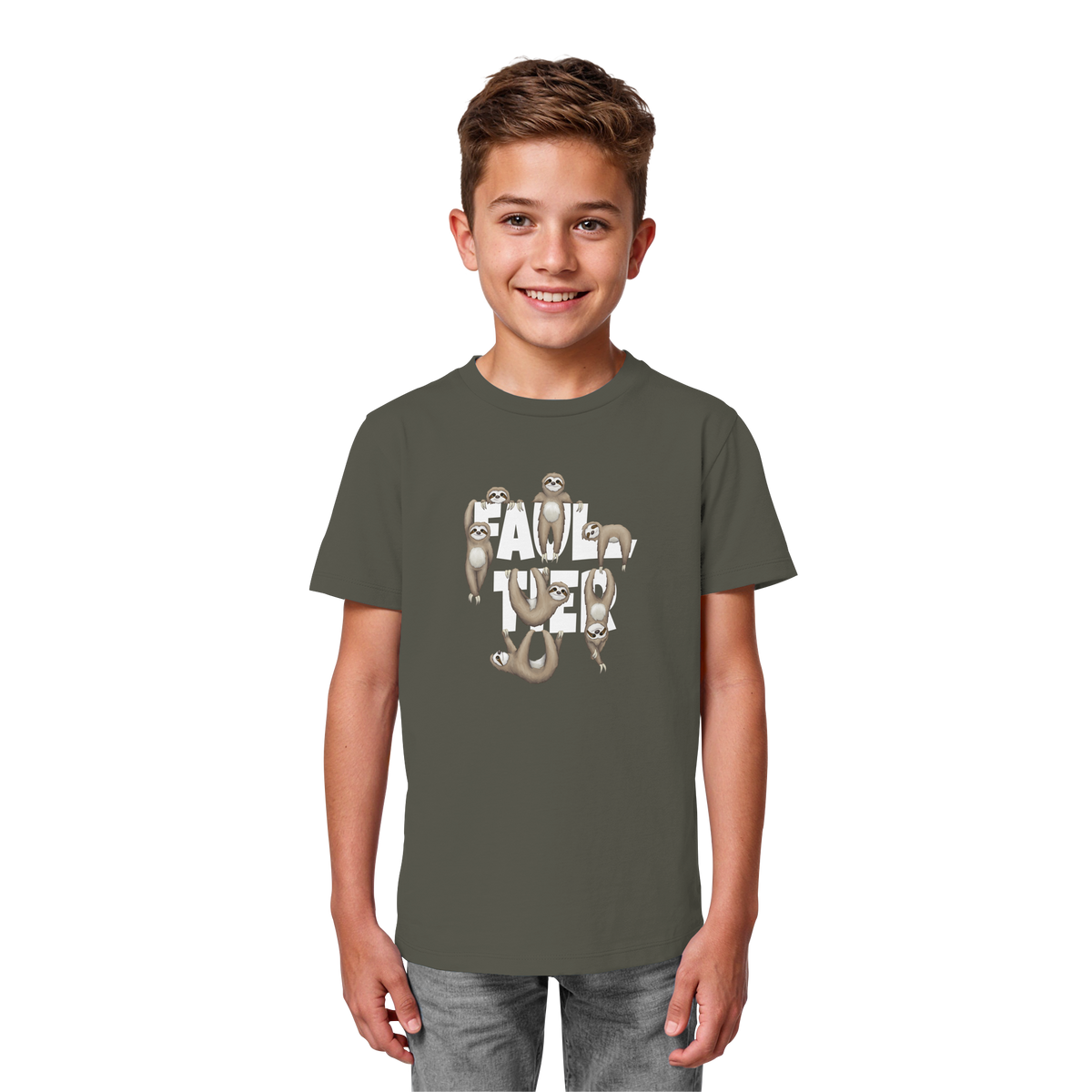 Viele gechillte Faultiere - Kids Organic Shirt