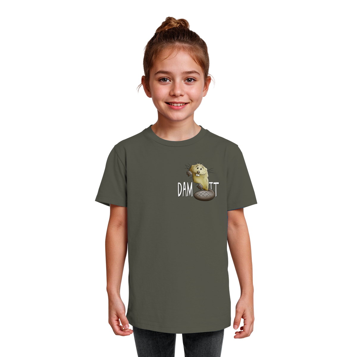 Dam It Verdammt Lustiger Biber - Kids Organic Shirt