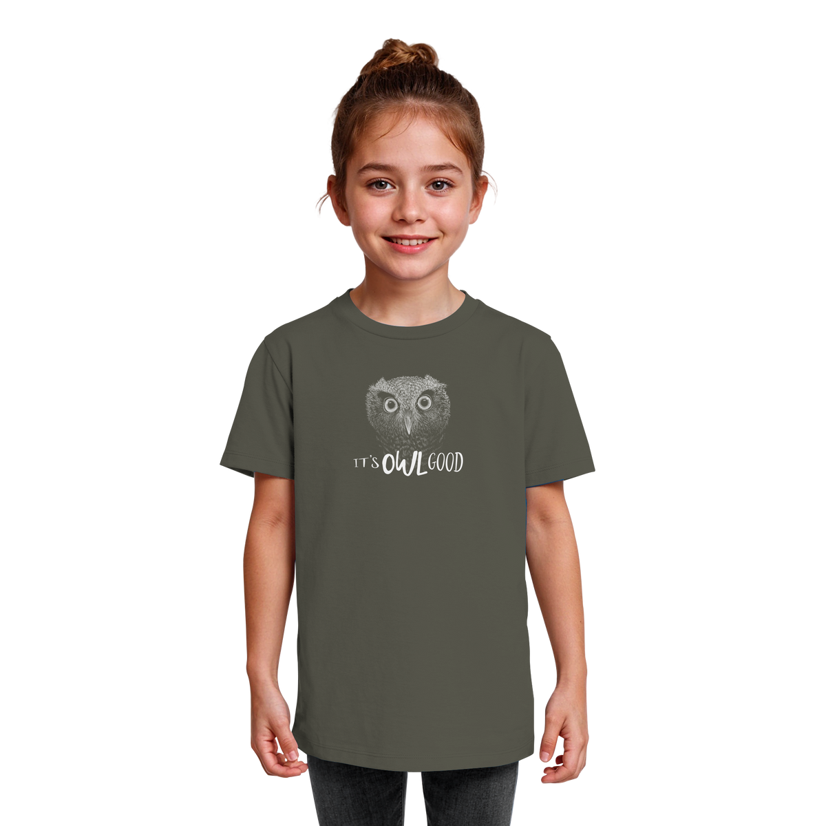OWL Good | Kritzel-Kunst-Eule - Kids Organic Shirt
