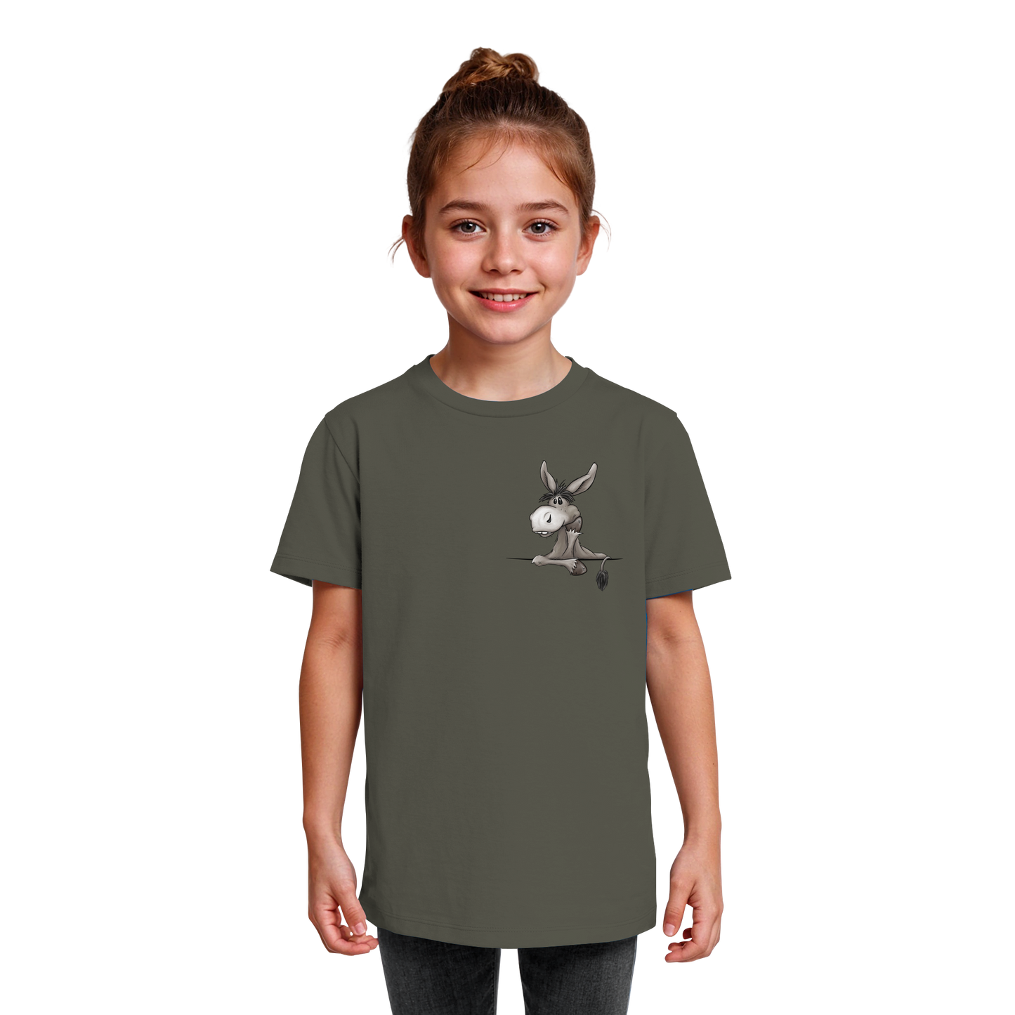 Lustiger lässiger Esel - Kids Organic Shirt