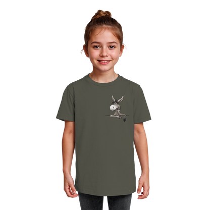 Lustiger lässiger Esel - Kids Organic Shirt