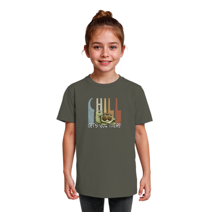 Gechillt gemütliche Schildkröte - Kids Organic Shirt