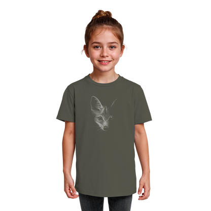 Fuchs Kritzelkunst Illustration - Kids Organic Shirt