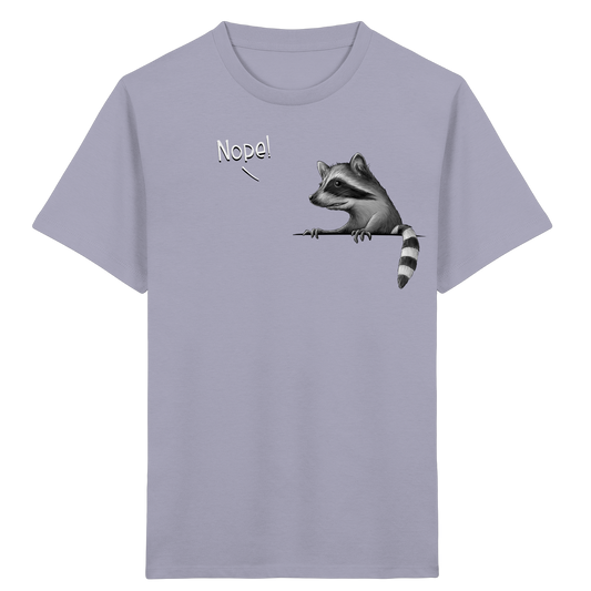 Nope! Frecher verwegener Waschbär - Kids Organic Shirt