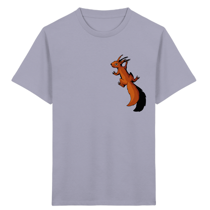 Süßes Eichhörnchen klettert - Kids Organic Shirt