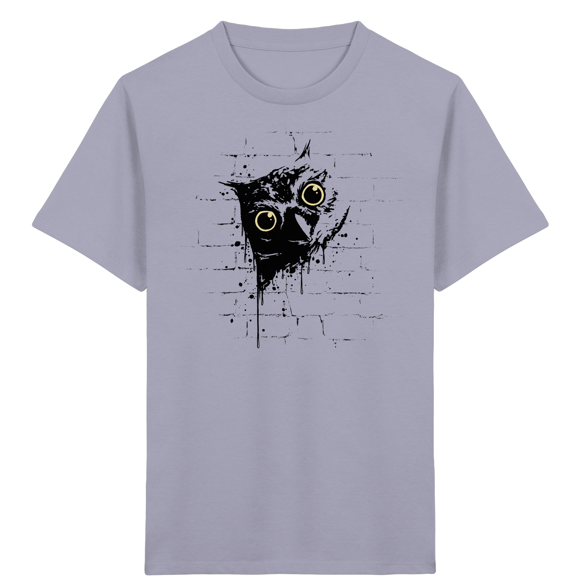 Lässige Street Art Eule - Kids Organic Shirt