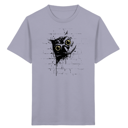 Lässige Street Art Eule - Kids Organic Shirt