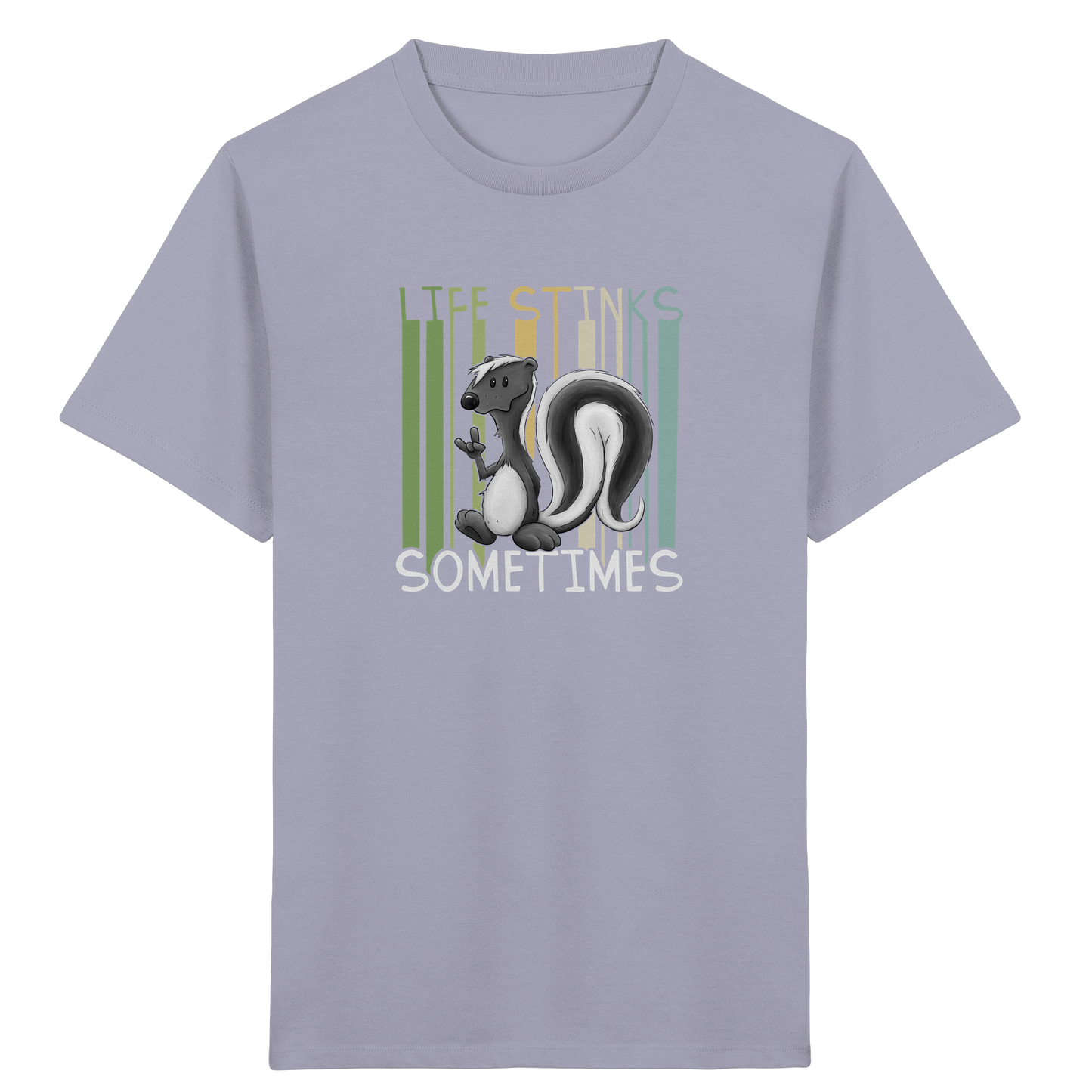 Life Stinks Sometimes Stinktier Weisheit - Kids Organic Shirt