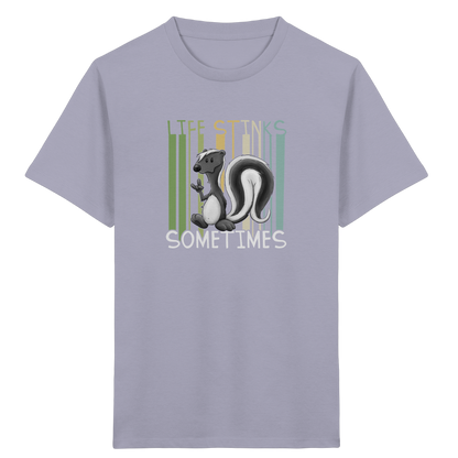 Life Stinks Sometimes Stinktier Weisheit - Kids Organic Shirt