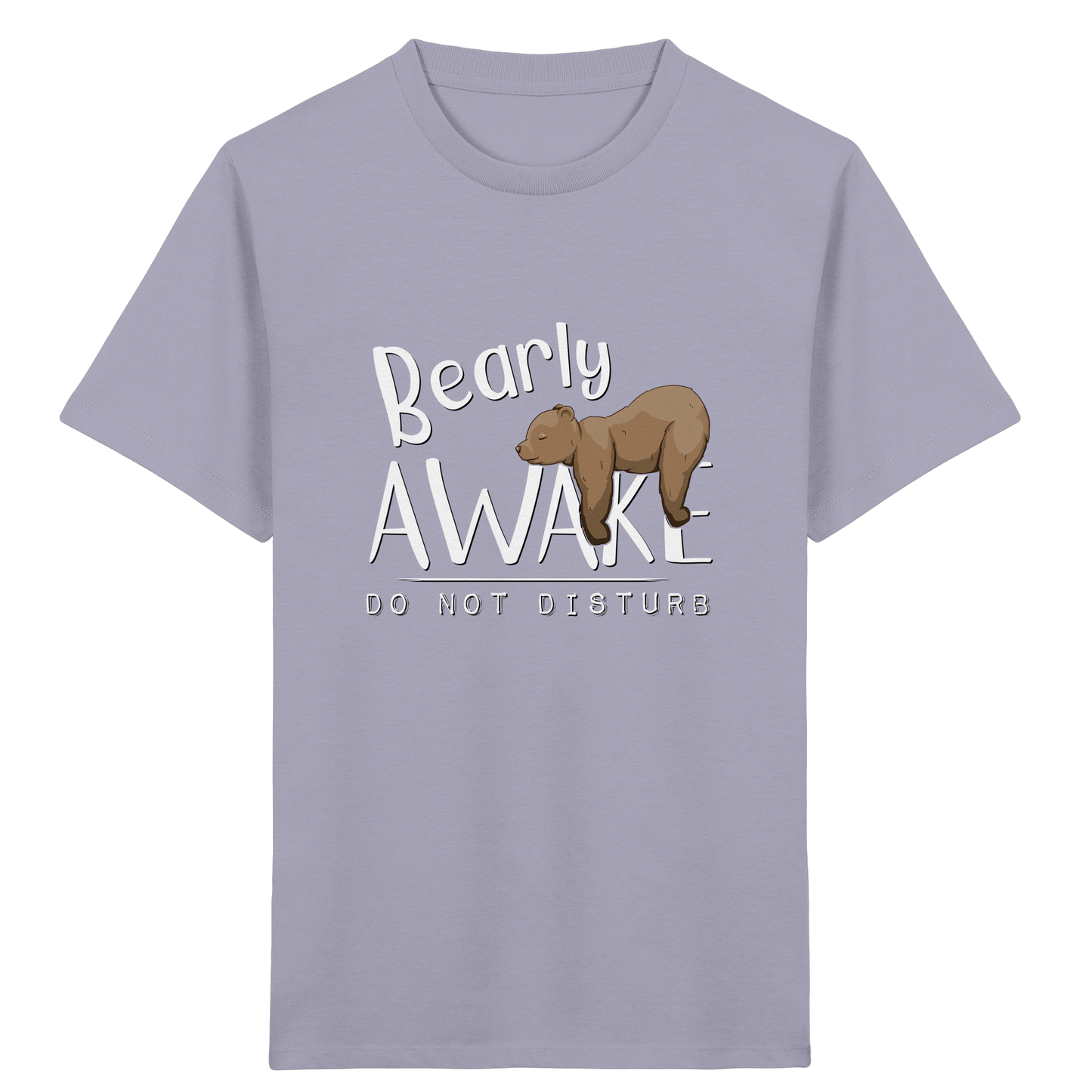 Bearly Awake Bitte nicht stören Bär - Kids Organic Shirt