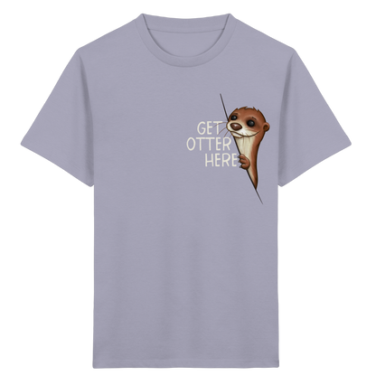Get Otter Here | Lustiger Otter Kalauer - Kids Organic Shirt