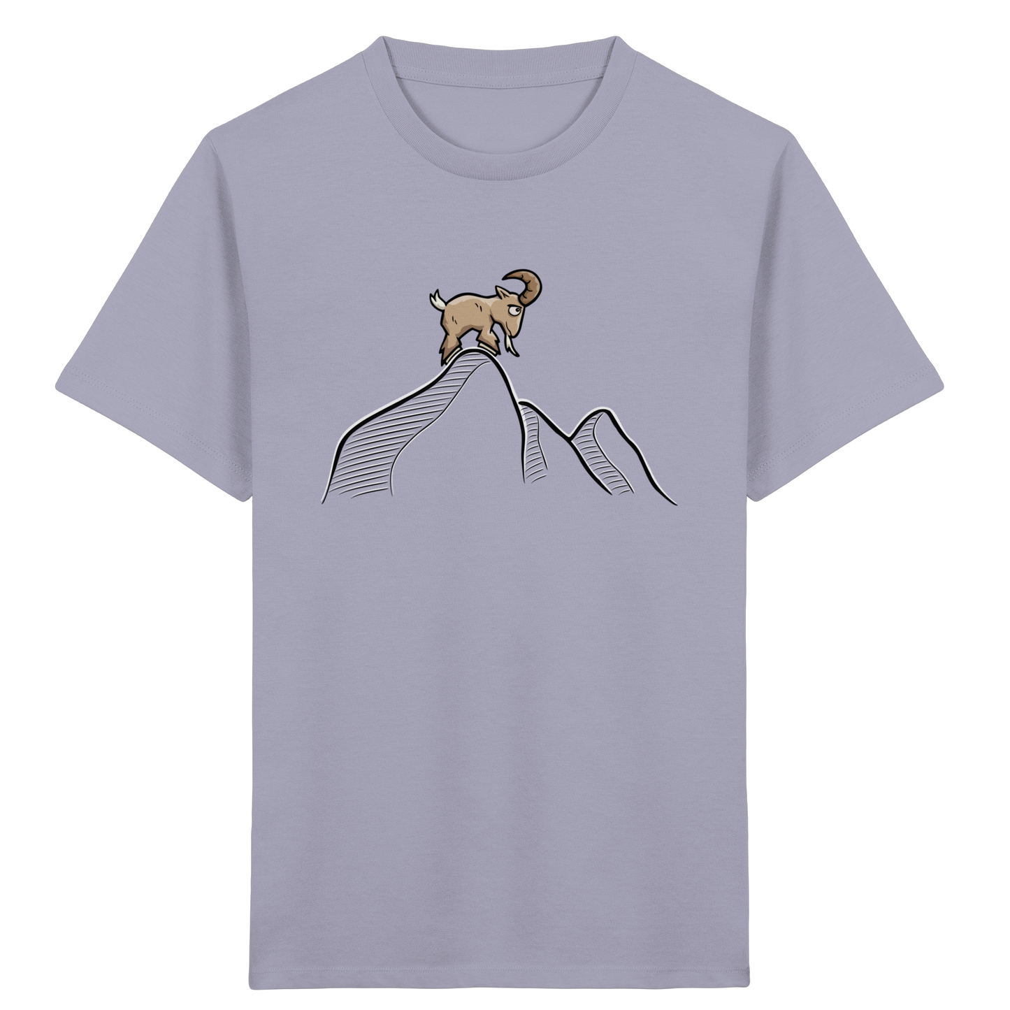 Ziegenbock in den Bergen - Kids Organic Shirt