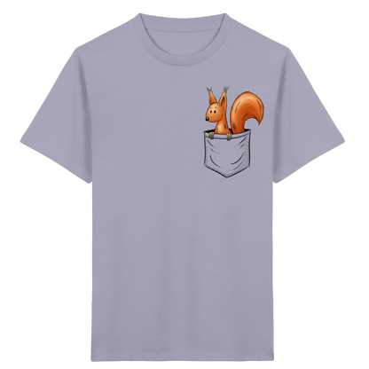 Lässiges Eichhörnchen In Tasche - Kids Organic Shirt