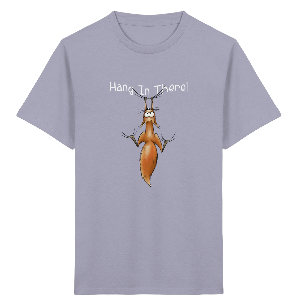 Hang In There | Lässiges Eichhörnchen - Kids Organic Shirt
